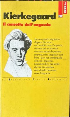 II concetto dell' angoscia II concetto dell' angoscia