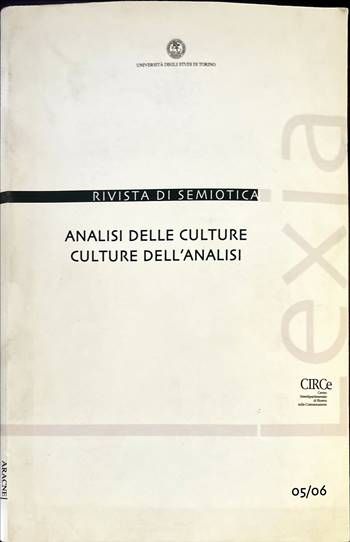 Analisi delle culture/Culture dell&#39;analisi