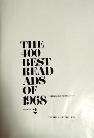 The 400 best read ads of 1968 Vol. 2