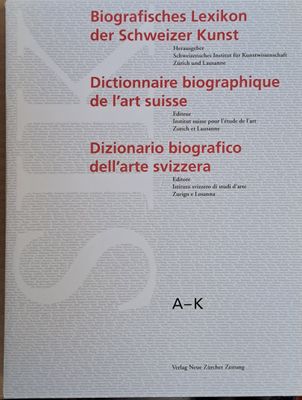 Biografisches Lexikon der Schweizer Kunst  A-K / L-Z (І и ІІ том) + CD