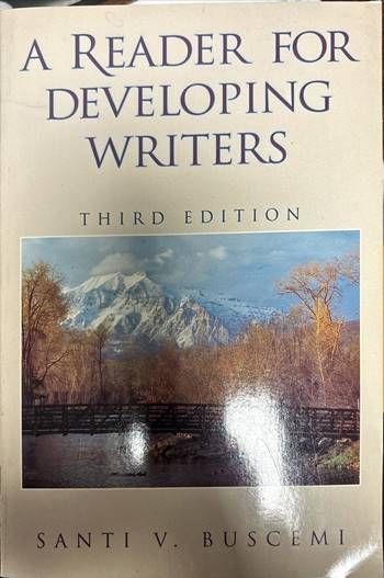 A reader for developing writers. Third edition A reader for developing writers. Third edition