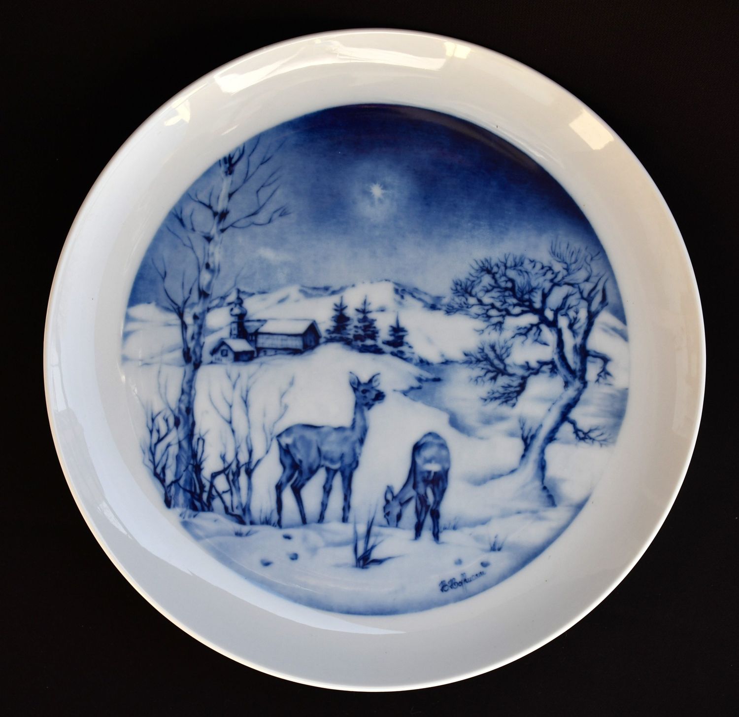 Коледна чиния на Hutschenreuther Коледна чиния на Hutschenreuther