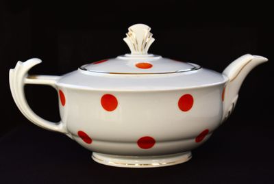 Карловарски порцеланов чайник на &quot;Victoria&quot; от 1930-те