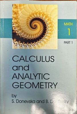 Calculus and Analytic Geometry Math 1 , Part 1