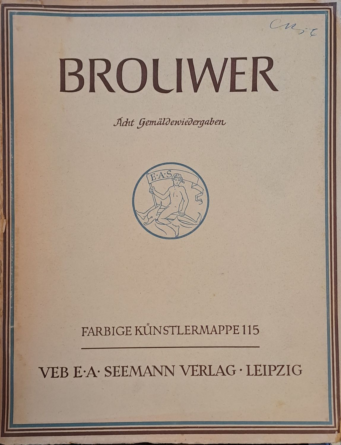 Adriaen Broliwer (1605 (6)-1638). Acht Farbige Gemaldewiedergaben