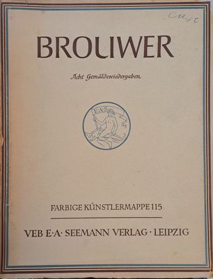 Adriaen Broliwer (1605 (6)-1638). Acht Farbige Gemaldewiedergaben