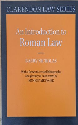 An Introduction to Roman Law