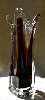 Винтидж ваза ръчно стъкло - Lux Glass, Austria Винтидж ваза ръчно стъкло - Lux Glass, Austria