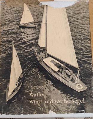 Waffer. Wind und weibe Segel