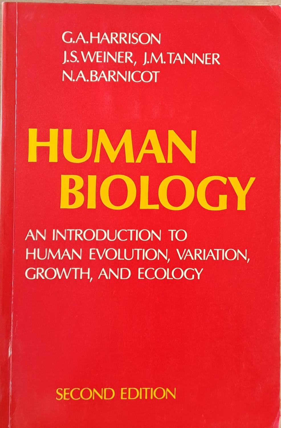 Human Biology, second edition