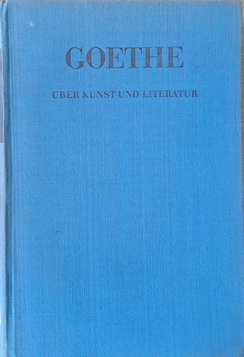 Uber Kunst und Literatur