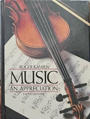 Music an appreciation