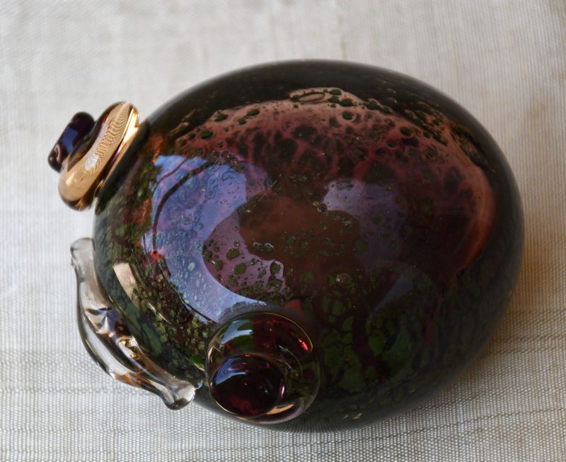 Жаба - арт-стъкло в стила на Murano