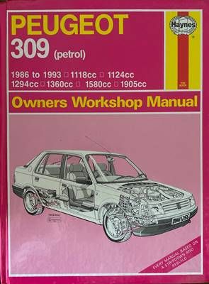 Peugeot 309(petrol) 1986 to 1993