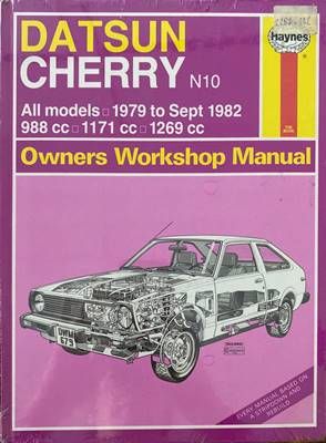 Datsun Cherry N10 all models 1979 to Sept 1982 Owners Workshop Manual
