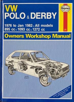 VW Polo &amp;amp; Derby. 1976 to Jan 1982 All models: 895 cc. 1093 cc. 1272 cc.