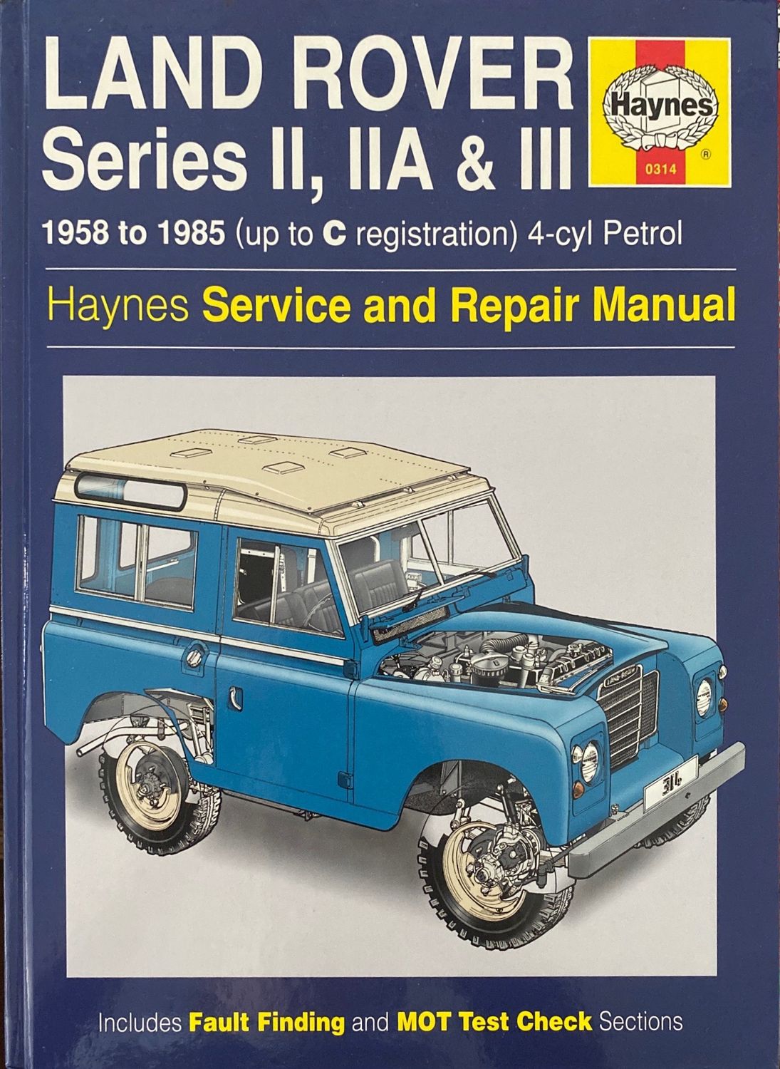 Land Rover Series ll, llA &amp;amp; lll. 1958 to 1985 (up to C registration) 4-cyl Petrol