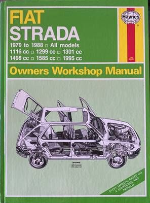 Fiat Strada. 1979 to 1988. All models: 1116 cc. 1299 cc. 1301 cc. 1498 cc. 1585 cc. 1995 cc.