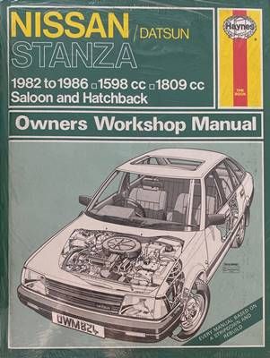 Nissan. Datsun Stanza 1982 to 1986 Owners Workshop Manual