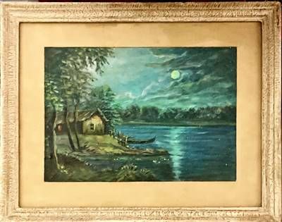 Картина акварел в рамка