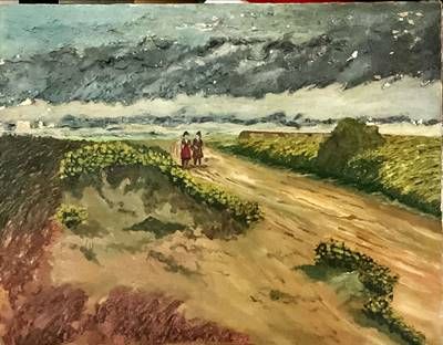 Картина масло, платно