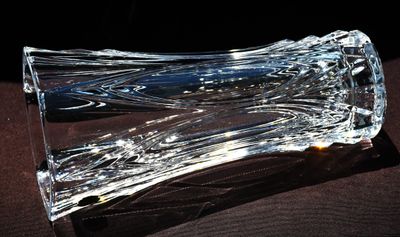 Френска кристална ваза на Cristal d&#39;Arques