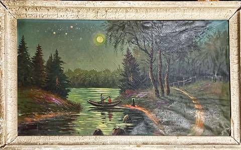 Картина масло, платно в рамка