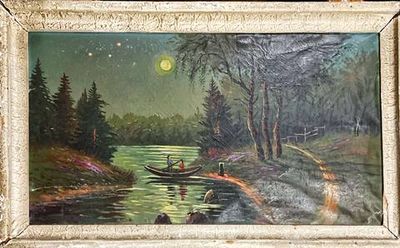 Картина масло, платно в рамка Картина масло, платно в рамка