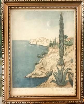 Картина молив, хартия в рамка Картина молив, хартия в рамка