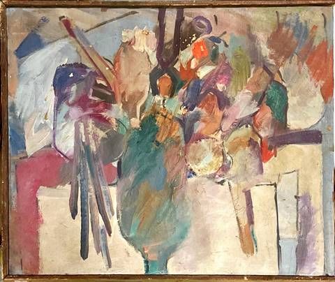 Картина масло,платно в рамка