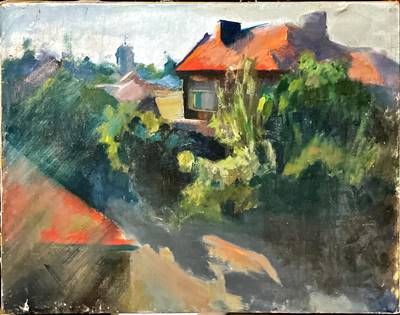 картина масло, платно