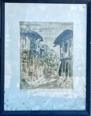 Картина офорт 9/10 в рамка Картина офорт 9/10 в рамка