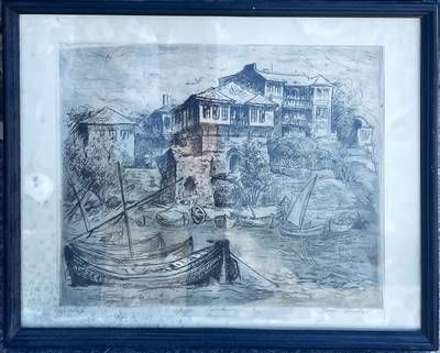 Картина офорт 8/10 в рамка Картина офорт 8/10 в рамка