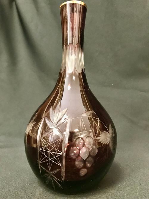 Стъклена ваза Стъклена ваза