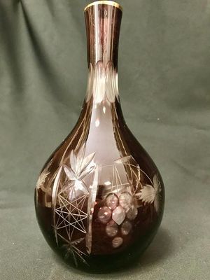 Стъклена ваза Стъклена ваза