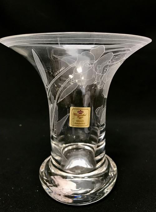 Стъклена ваза Стъклена ваза