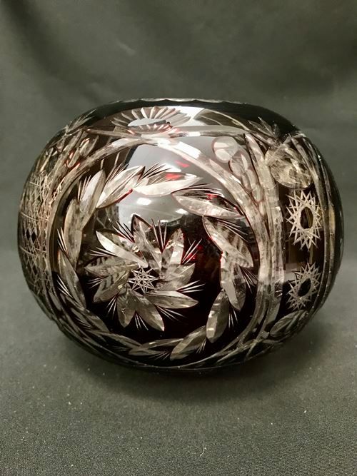 Стъклена ваза Стъклена ваза