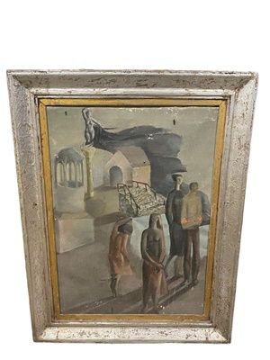 акварел , платно в рамка