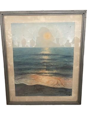 Картина пастел в рамка Картина пастел в рамка