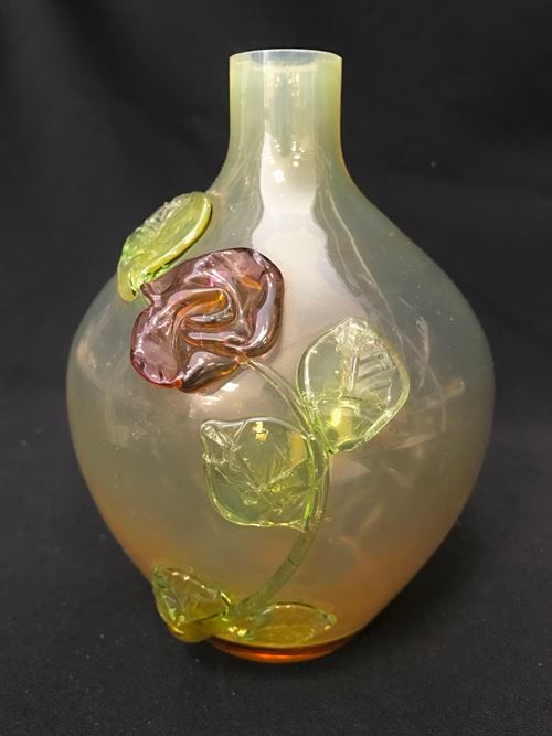 Стъклена ваза Стъклена ваза