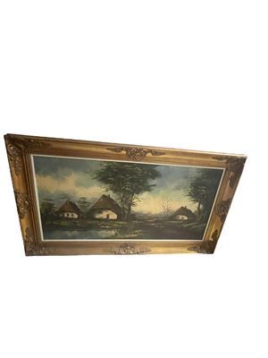 Картина масло,платно с рамка Картина масло,платно с рамка