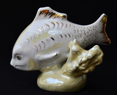 Съветски порцелан -  Съветски порцелан - "Риба" - Дулевский фарфоровый завод