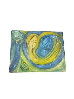 Картина масло, платно дъгата на щастието Картина масло, платно дъгата на щастието