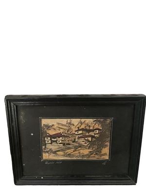 молив , хартия в рамка: Широката лъка молив , хартия в рамка: Широката лъка