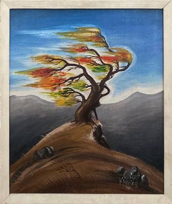 Картина масло върху платно с рамка Картина масло върху платно с рамка