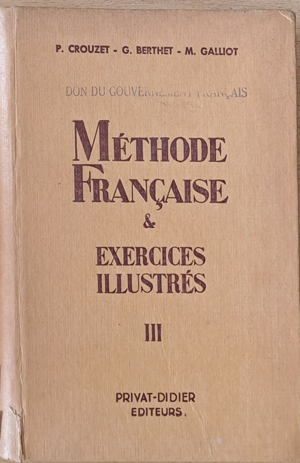 Methode Francaise et Exercices Illustres, 3me Volume