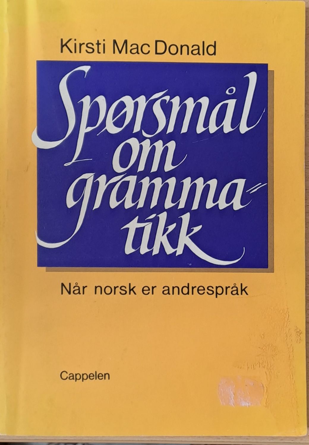 Sporsmal om grammatikk