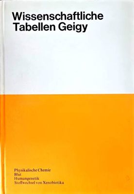 Wissenschaftliche tabellen geigy