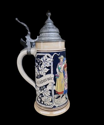 Халба с капак ,вместимост 0,5L