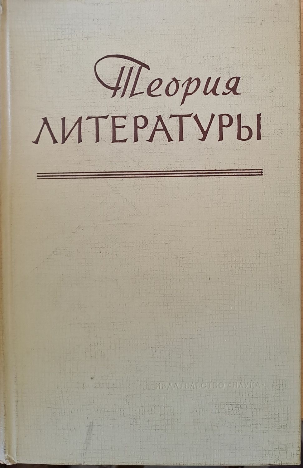 Теория литературы